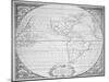 Map of the New World 1587-Richard Hakluyt-Mounted Giclee Print