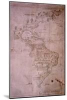 Map of the New World, C.1532-null-Mounted Giclee Print