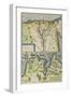 Map of the Nile Delta and of Ancient City of Carthage, from Theatrum Orbis Terrarum-null-Framed Premium Giclee Print
