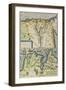 Map of the Nile Delta and of Ancient City of Carthage, from Theatrum Orbis Terrarum-null-Framed Giclee Print
