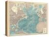 Map of the North Atlantic Ocean-Unknown-Stretched Canvas