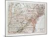 Map of the North East of the United States of America 1899-null-Mounted Giclee Print