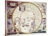 Map of the North Pole-John Seller-Stretched Canvas