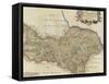 Map of the North Riding of Yorkshire-Robert Morden-Framed Stretched Canvas