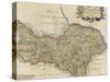 Map of the North Riding of Yorkshire-Robert Morden-Stretched Canvas