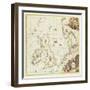 Map of the North Sea, c.1675-Frederick de Wit-Framed Premium Giclee Print