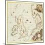 Map of the North Sea, c.1675-Frederick de Wit-Mounted Giclee Print