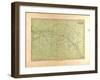 Map of the North Star Sky, 1872-null-Framed Giclee Print