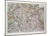 Map of the Northern Part of Bavaria, Germany, 1899-null-Mounted Giclee Print