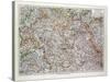 Map of the Northern Part of Bavaria, Germany, 1899-null-Stretched Canvas