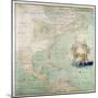 Map of the Northern Section of North America-Abbott Claude Bernou-Mounted Giclee Print