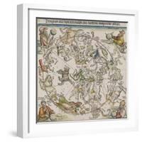 Map of the Northern Sky-Albrecht Dürer-Framed Giclee Print