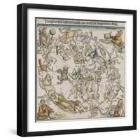 Map of the Northern Sky-Albrecht Dürer-Framed Giclee Print