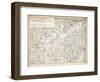 Map of the Operations Which Led to the Capitulation of Ulm, Published by William Blackwood and…-Alexander Keith Johnston-Framed Giclee Print