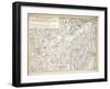 Map of the Operations Which Led to the Capitulation of Ulm, Published by William Blackwood and…-Alexander Keith Johnston-Framed Giclee Print