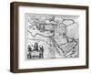 Map of the Ottoman Empire, from the "Atlas Novus"-Joannes Jansson-Framed Premium Giclee Print