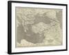 Map of the Ottoman Empire, Kingdom of Greece, and the Russian Provinces on the Black Sea-John Dower-Framed Giclee Print