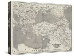 Map of the Ottoman Empire, Kingdom of Greece, and the Russian Provinces on the Black Sea-null-Stretched Canvas