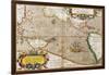 Map of the Pacific Ocean from 'Theatrum Orbis Terrarum' Originally Executed in 1570, 1606-Abraham Ortelius-Framed Giclee Print