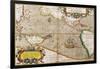 Map of the Pacific Ocean from 'Theatrum Orbis Terrarum' Originally Executed in 1570, 1606-Abraham Ortelius-Framed Giclee Print