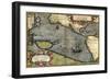 Map of the Pacific Ocean-Abraham Ortelius-Framed Giclee Print
