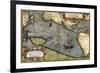 Map of the Pacific Ocean-Abraham Ortelius-Framed Giclee Print