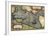 Map of the Pacific Ocean-Abraham Ortelius-Framed Giclee Print