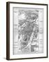 Map of the Pall Mall Area of London-null-Framed Art Print