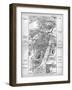 Map of the Pall Mall Area of London-null-Framed Art Print