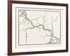 Map of the Panama Railroad, Panama, 1870s-null-Framed Giclee Print