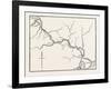 Map of the Panama Railroad, Panama, 1870s-null-Framed Giclee Print