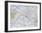 Map of the Paris Metro, 1989-null-Framed Giclee Print