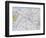 Map of the Paris Metro, 1989-null-Framed Giclee Print