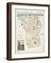 Map of the Parish of Christ Church in Southwark, London, 1821-null-Framed Giclee Print