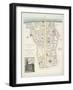 Map of the Parish of Christ Church in Southwark, London, 1821-null-Framed Giclee Print