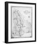 Map of the Parish of Hackney, Surveyed by John Rocque-null-Framed Giclee Print