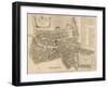 Map of the Parish of St Giles in the Fields, London-null-Framed Giclee Print