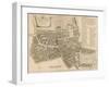 Map of the Parish of St Giles in the Fields, London-null-Framed Giclee Print