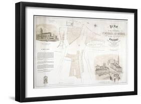 Map of the Parish of St Michael Le Quorne, London, 1853-null-Framed Giclee Print