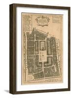 Map of the Parish of St Paul's, Covent Garden, London-null-Framed Giclee Print