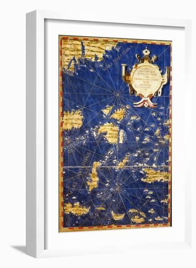 Map of the Philippines, from the "Sala Delle Carte Geografiche" circa 1570-Egnazio Danti-Framed Giclee Print