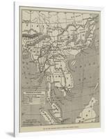 Map of the Proposed Route to China from British Burmah-John Dower-Framed Giclee Print