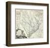 Map of the Province of South Carolina, c.1773-James Cook-Framed Art Print