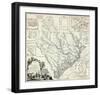 Map of the Province of South Carolina, c.1773-James Cook-Framed Art Print