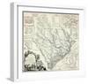 Map of the Province of South Carolina, c.1773-James Cook-Framed Art Print