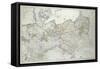 Map of the Prussian States in 1799-German School-Framed Stretched Canvas