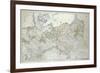 Map of the Prussian States in 1799-German School-Framed Giclee Print