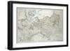 Map of the Prussian States in 1799-German School-Framed Giclee Print