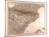 Map of the Pyrenees, 1872-null-Mounted Giclee Print