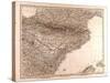Map of the Pyrenees, 1872-null-Stretched Canvas
